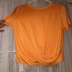 Orange Crop Top